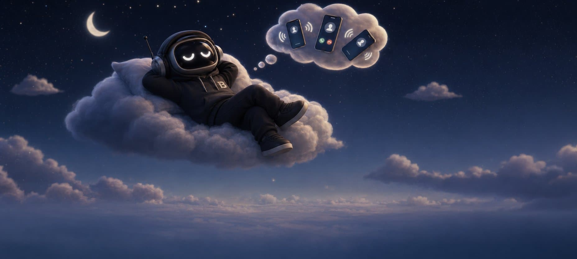 Bot answering calls at night