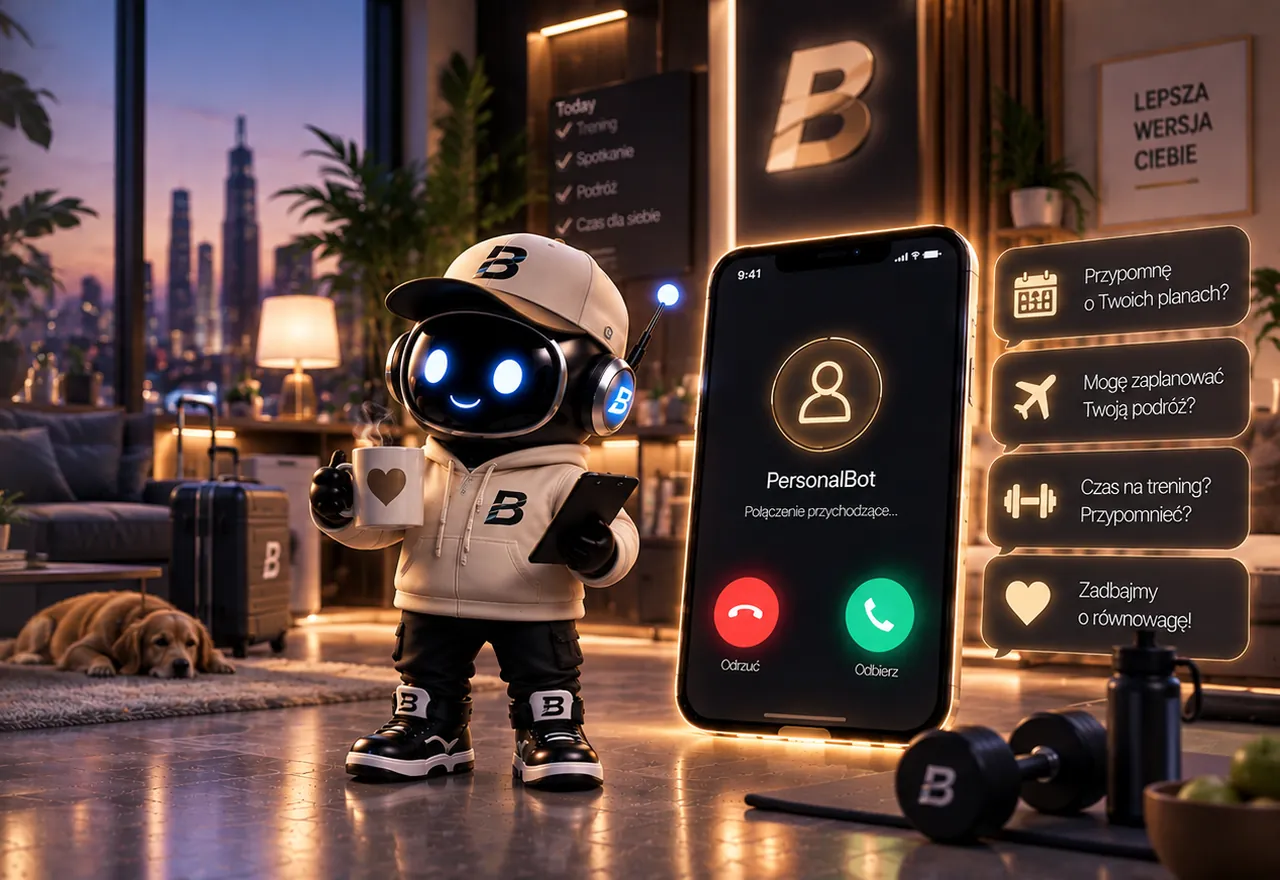 PersonalBot - asystent osobisty AI, który dzwoni z poranną odprawą